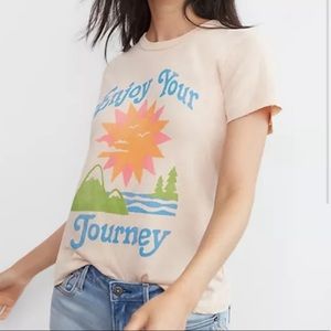 Anthropologie X Junk Food: Enjoy Your Journey Classic Tee